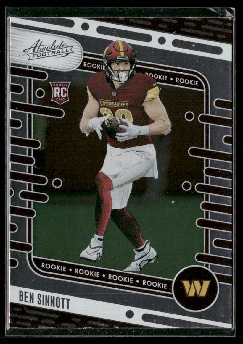 Ben Sinnott 2024 Panini Absolute Retail #152 RC Washington Commanders front