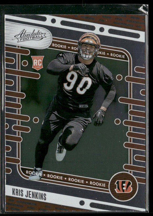 Kris Jenkins 2024 Panini Absolute Retail #149 RC Cincinnati Bengals front