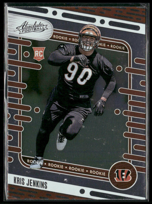 Kris Jenkins 2024 Panini Absolute Retail #149 RC Cincinnati Bengals front