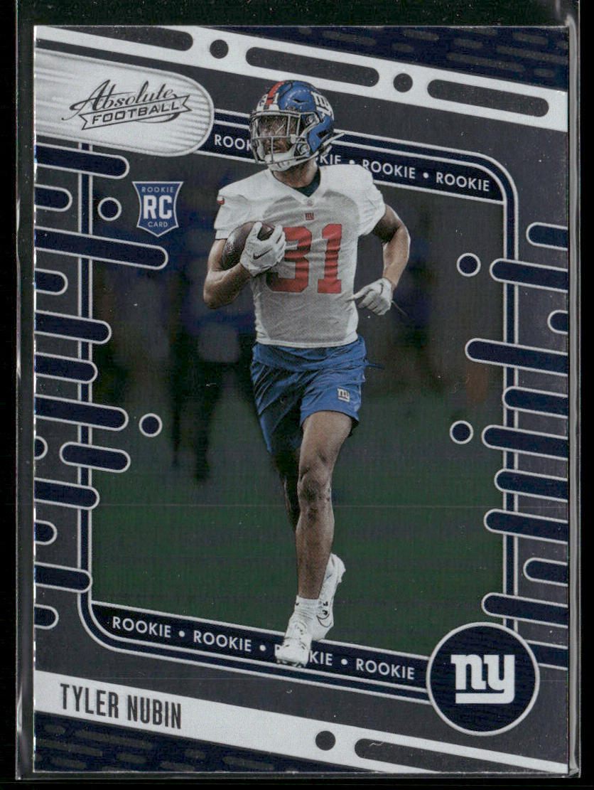 Tyler Nubin 2024 Panini Absolute Retail #147 RC New York Giants front