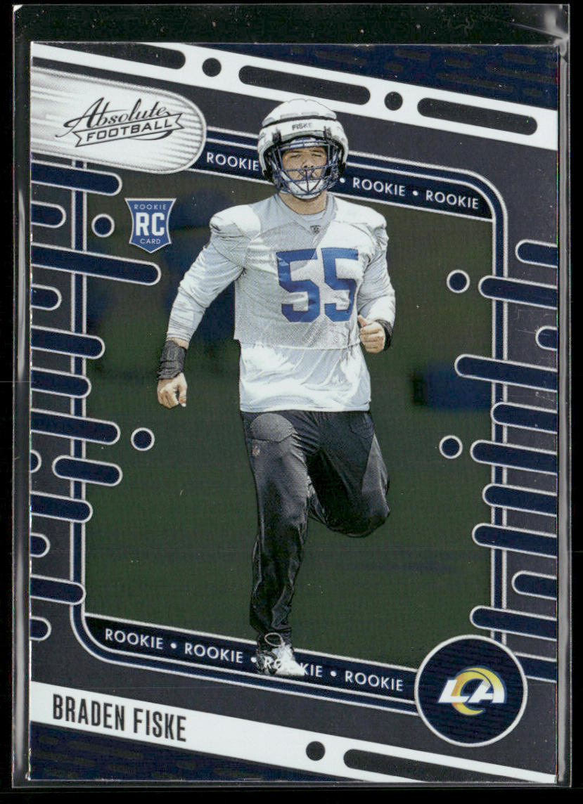 Braden Fiske 2024 Panini Absolute Retail #139 RC Los Angeles Rams