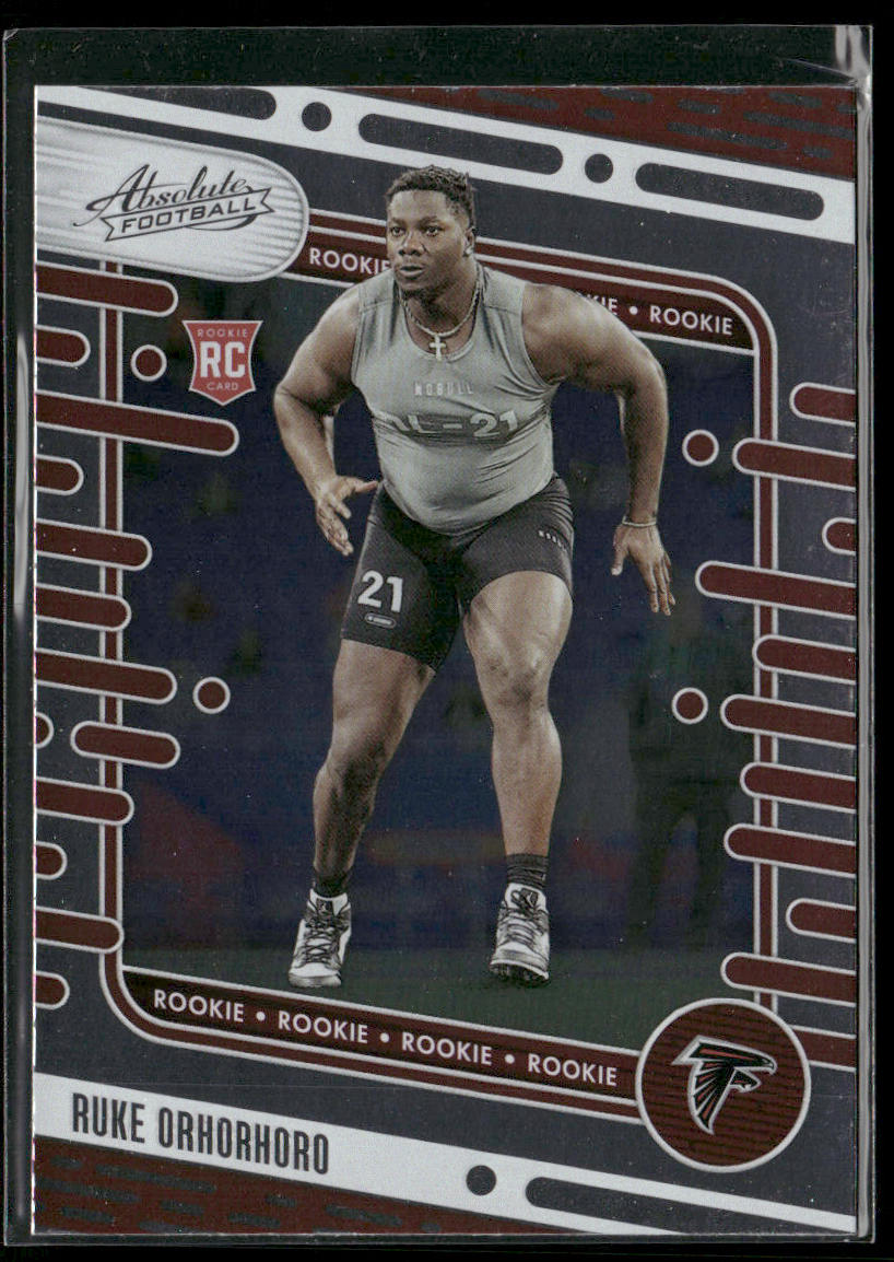 Ruke Orhorhoro 2024 Panini Absolute Retail #135 RC Atlanta Falcons front