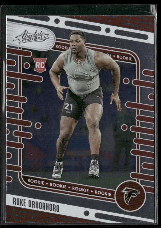Ruke Orhorhoro 2024 Panini Absolute Retail #135 RC Atlanta Falcons front