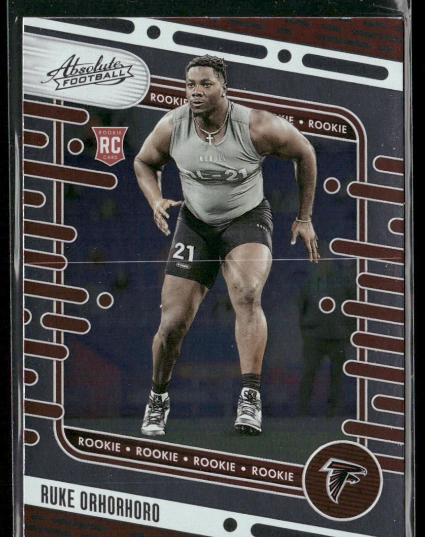 Ruke Orhorhoro 2024 Panini Absolute Retail #135 RC Atlanta Falcons front