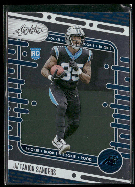 Ja'Tavion Sanders 2024 Panini Absolute Retail #177 RC Carolina Panthers