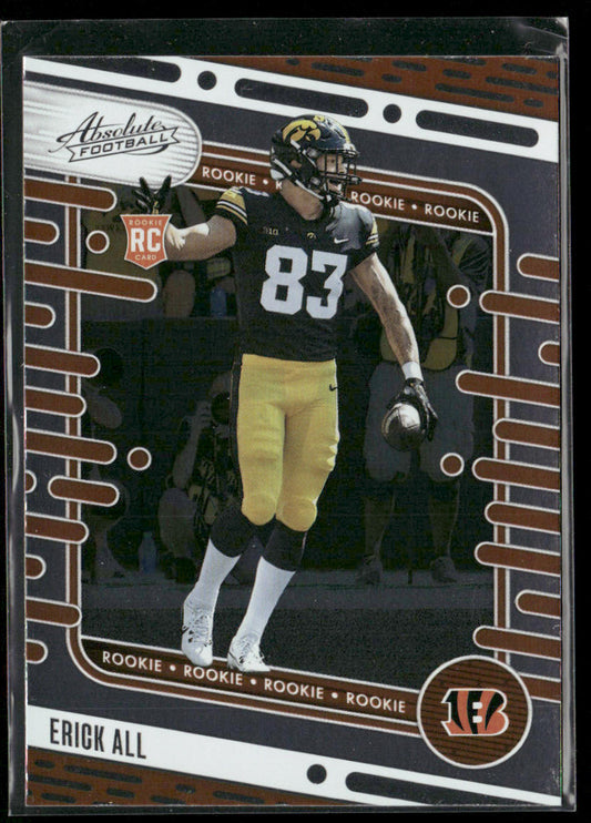 Erick All 2024 Panini Absolute Retail #182 RC Cincinnati Bengals front