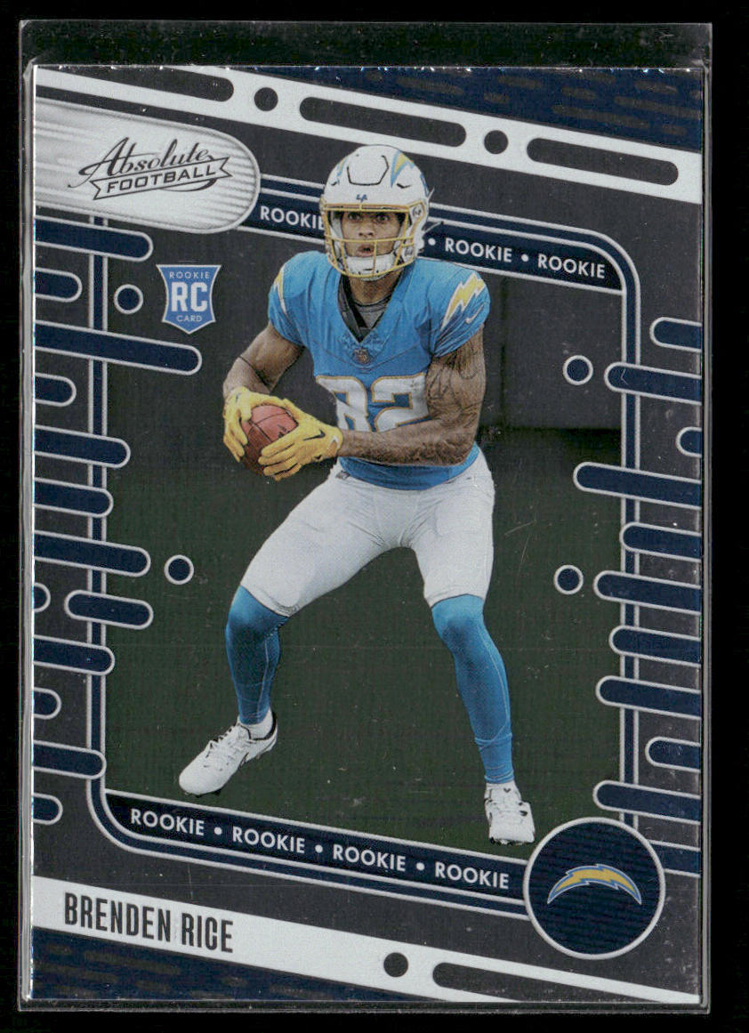 Brenden Rice 2024 Panini Absolute Retail #199 RC Los Angeles Chargers front