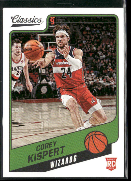 Corey Kispert 2021-22 Panini Chronicles #165 RC Washington Wizards front