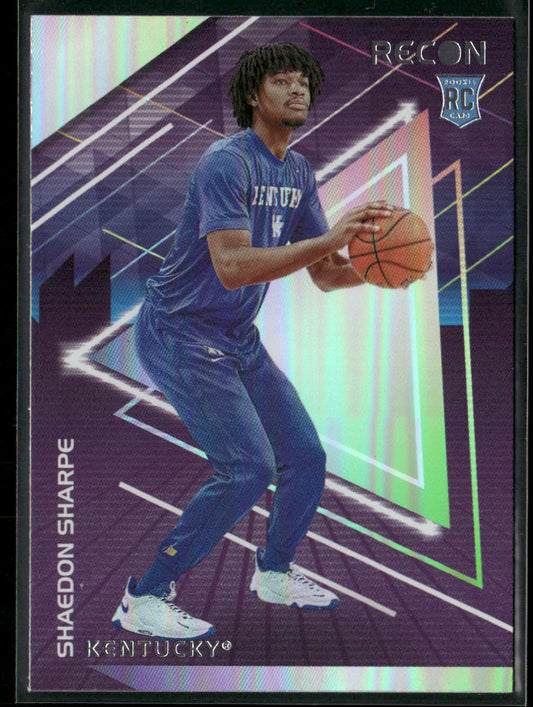 Shaedon Sharpe 2022 Panini Chronicles Draft Picks Recon #16 Kentucky Wildcats front