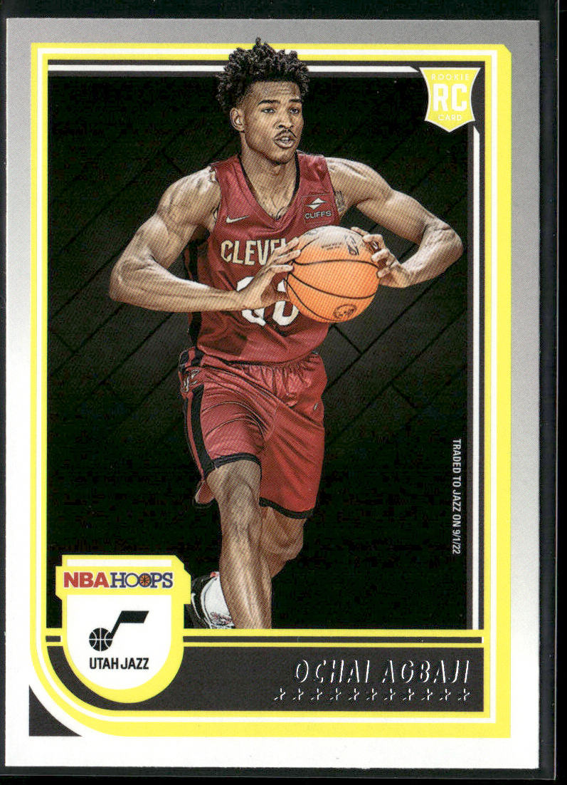 Ochai Agbaji 2022-23 Hoops #244 RC Utah Jazz