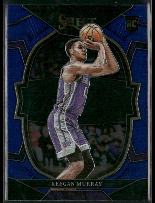 Keegan Murray 2022-23 Panini Select Blue (Retail Base) #81 RC Sacramento Kings
