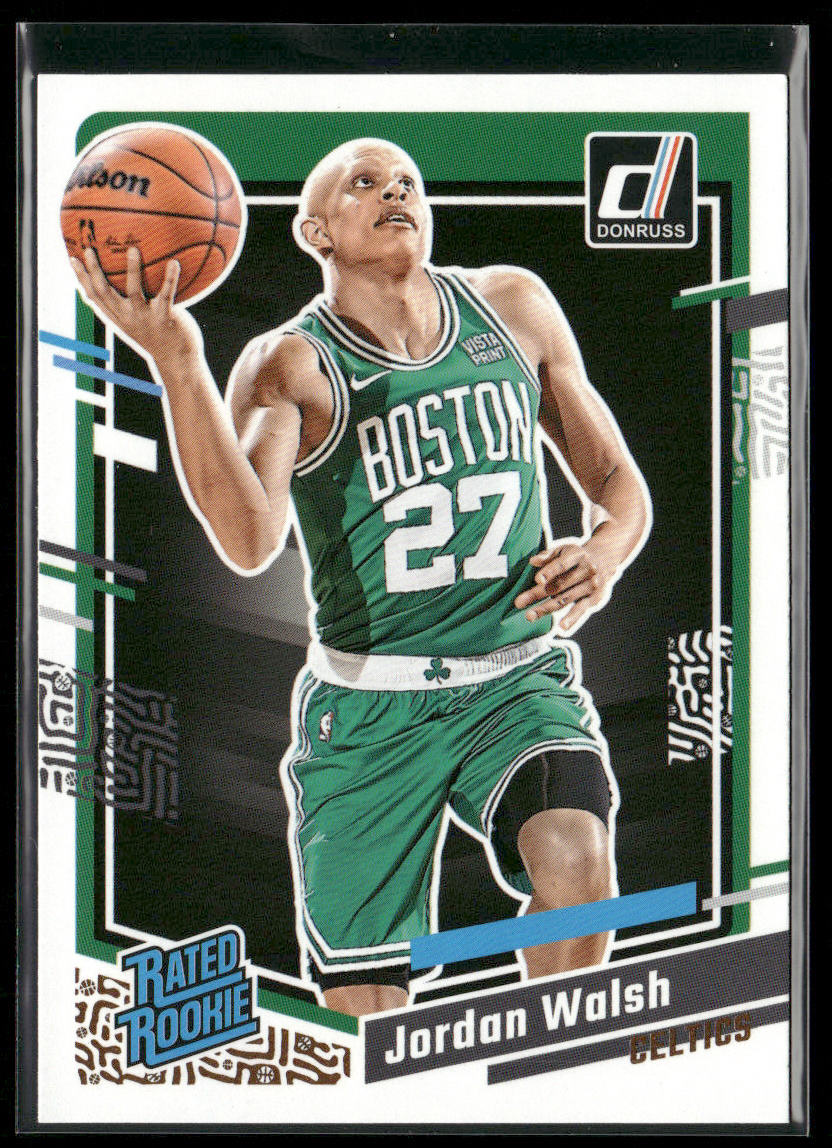 Jordan Walsh 2023-24 Donruss #229 RC Boston Celtics front