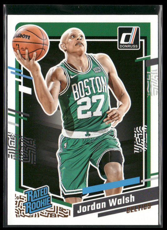 Jordan Walsh 2023-24 Donruss #229 RC Boston Celtics front