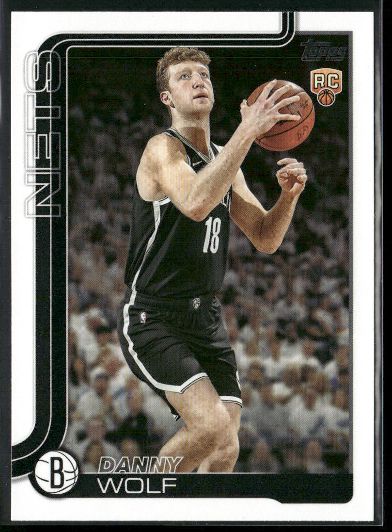 Danny Wolf 2025-26 Topps #227 RC Brooklyn Nets front
