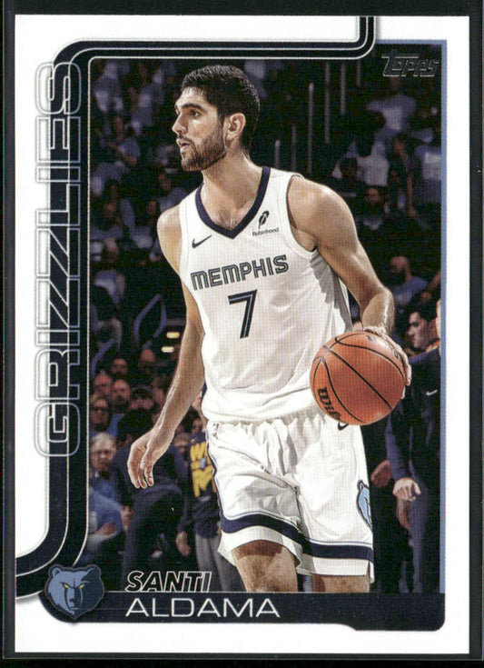 Santi Aldama 2025-26 Topps #187 Memphis Grizzlies front