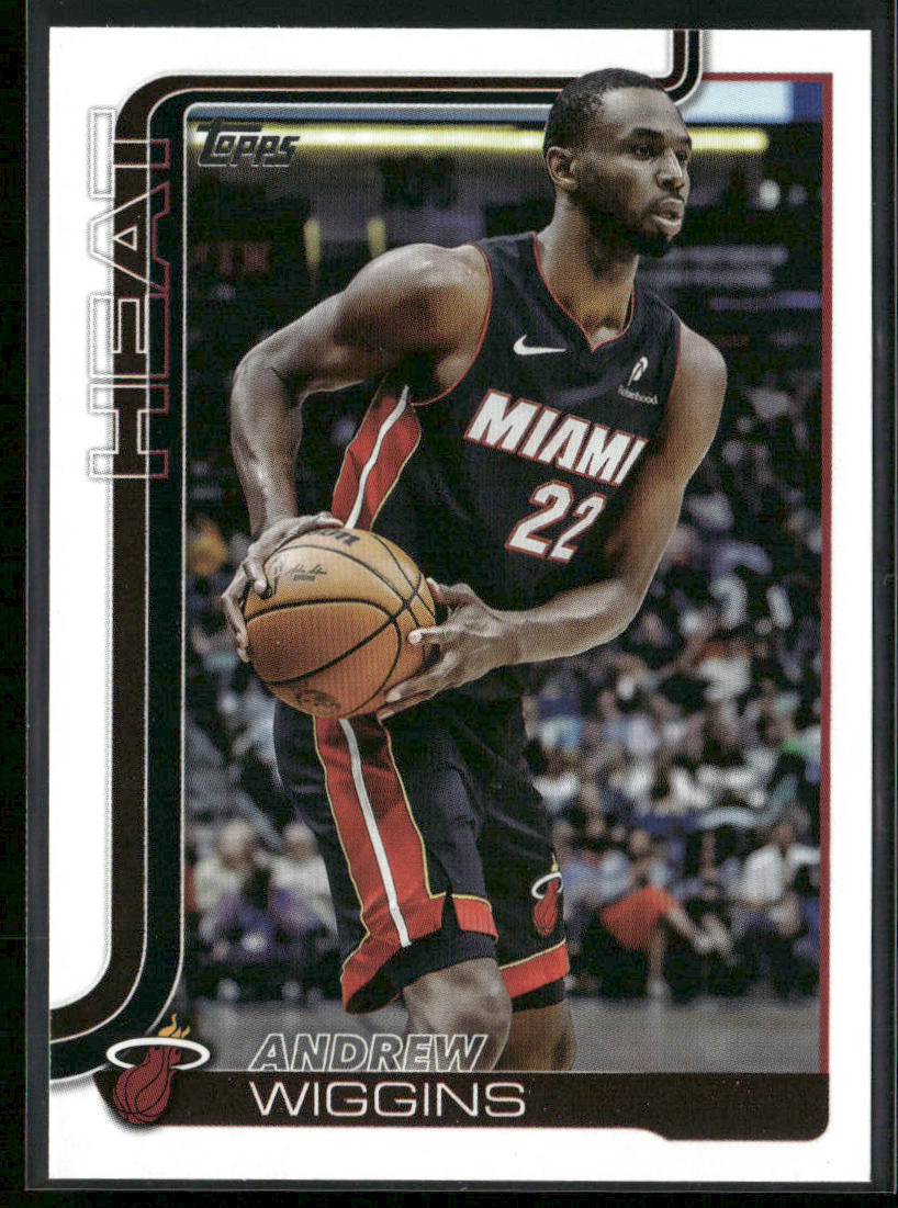 Andrew Wiggins 2025-26 Topps #77 Miami Heat front