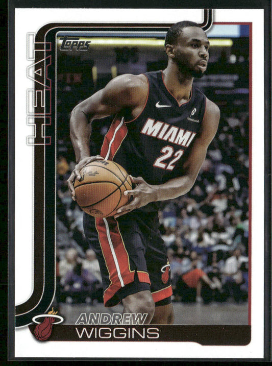 Andrew Wiggins 2025-26 Topps #77 Miami Heat front