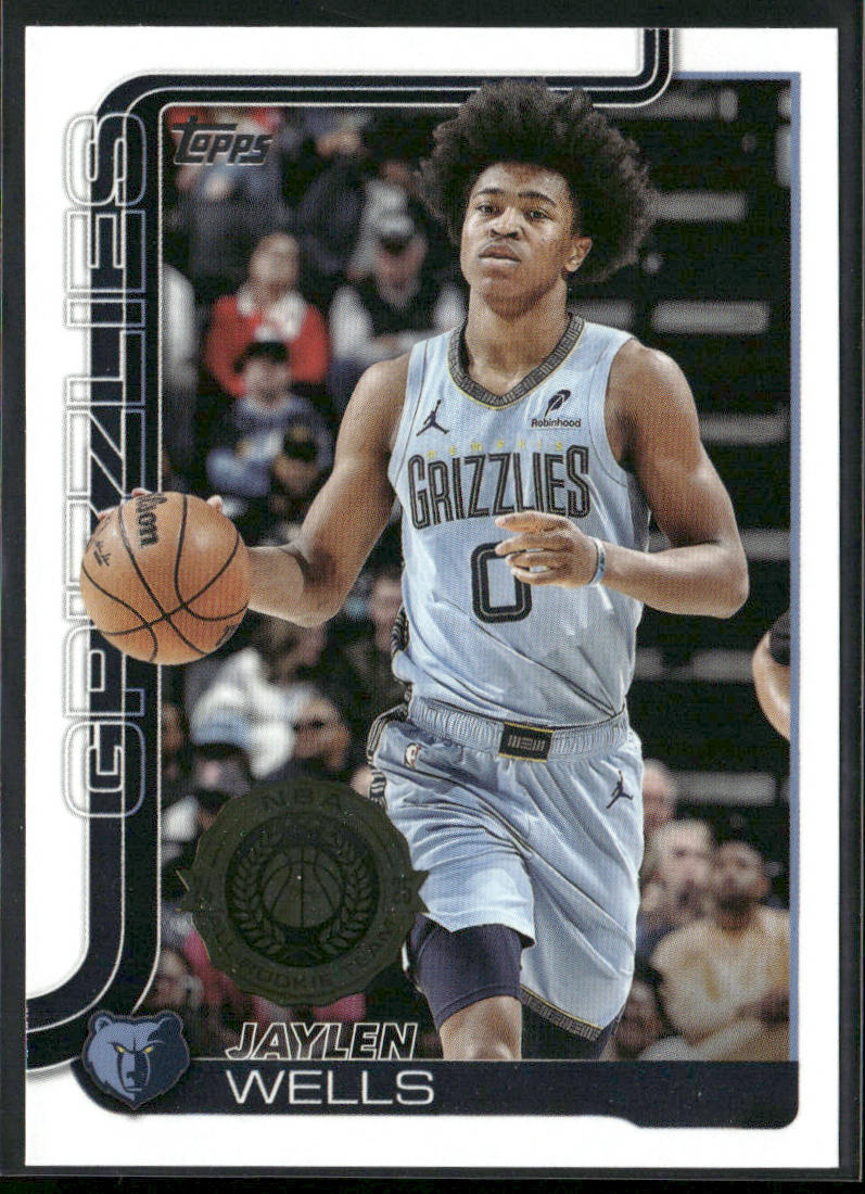 Jaylen Wells 2025-26 Topps #183 Memphis Grizzlies front