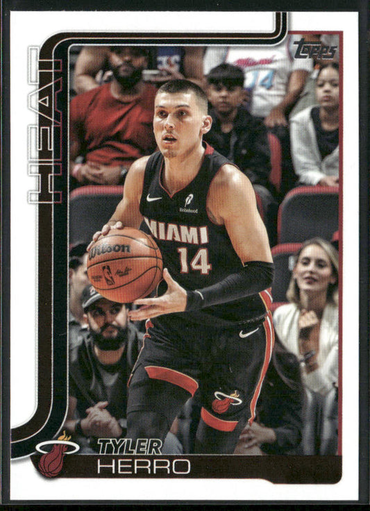 Tyler Herro 2025-26 Topps #73 Miami Heat front