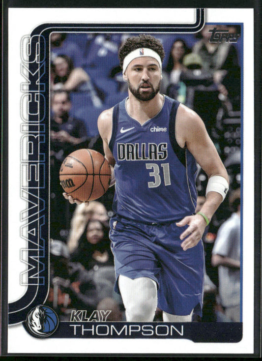 Klay Thompson 2025-26 Topps #170 Dallas Mavericks front