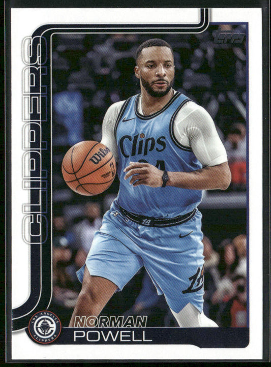 Norman Powell 2025-26 Topps #144 Los Angeles Clippers front