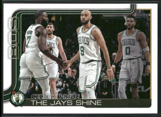 Celtics Pride: The Jays Shine 2025-26 Topps #272 Boston Celtics front
