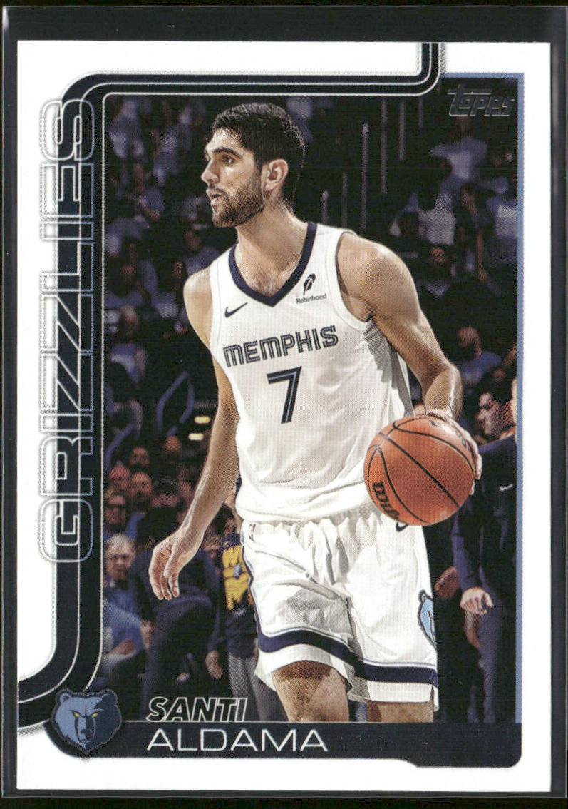 Santi Aldama 2025-26 Topps #187 Memphis Grizzlies front