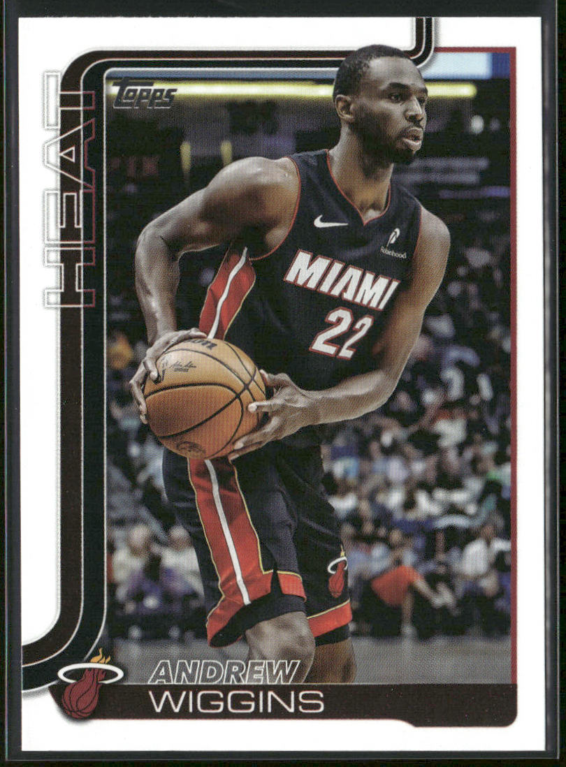 Andrew Wiggins 2025-26 Topps #77 Miami Heat front