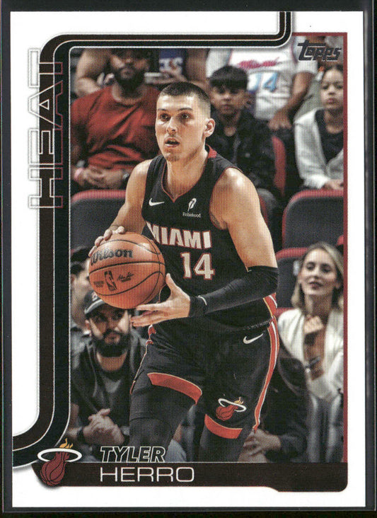 Tyler Herro 2025-26 Topps #73 Miami Heat front