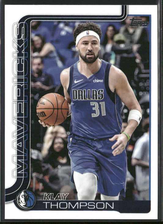 Klay Thompson 2025-26 Topps #170 Dallas Mavericks front