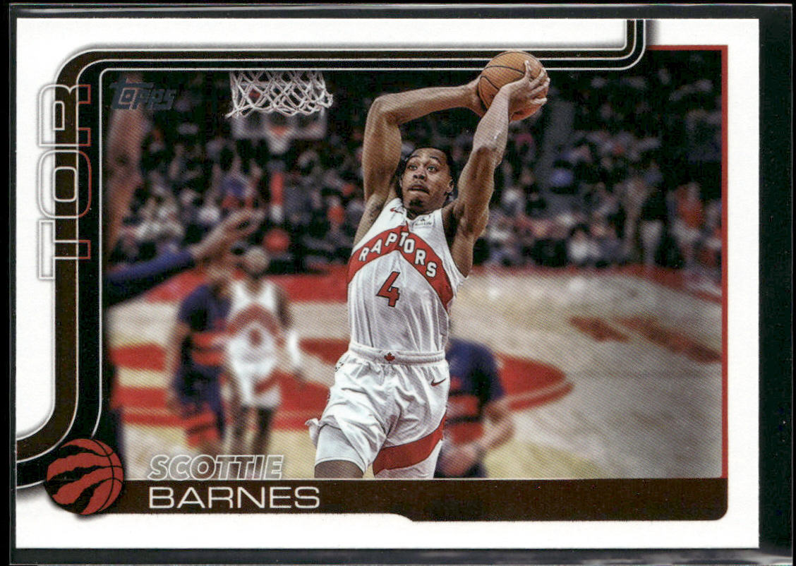 Scottie Barnes 2025-26 Topps #31 Toronto Raptors front