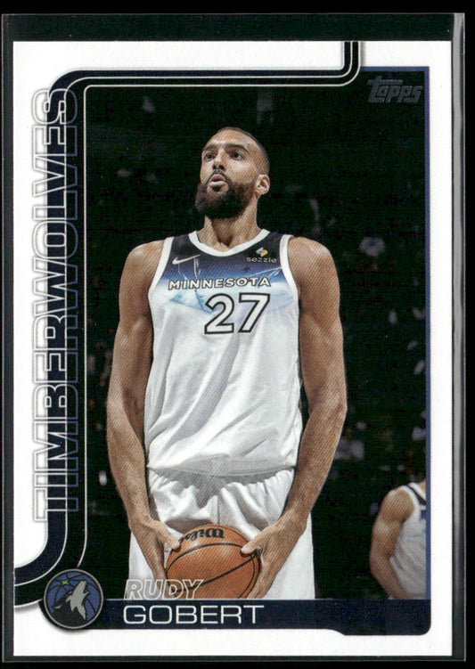 Rudy Gobert 2025-26 Topps #111 Minnesota Timberwolves front