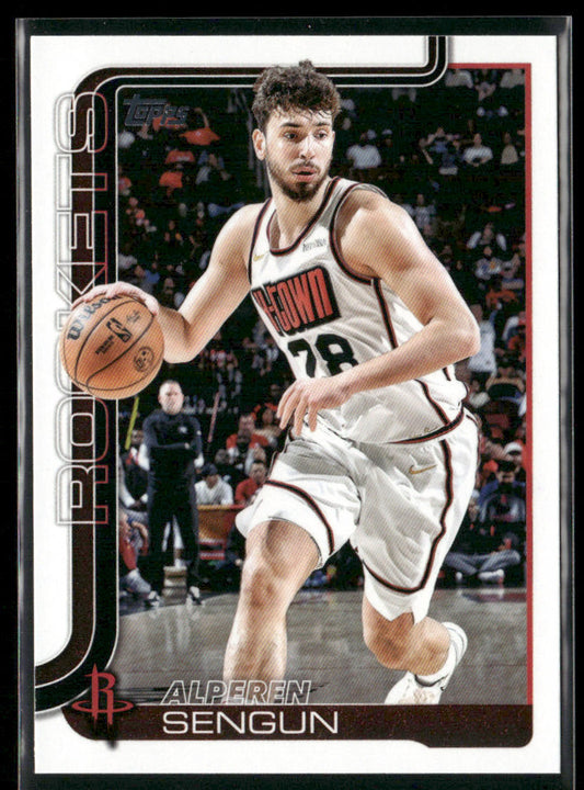 Alperen Sengun 2025-26 Topps #180 Houston Rockets front