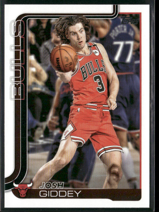Josh Giddey 2025-26 Topps #35 Chicago Bulls front