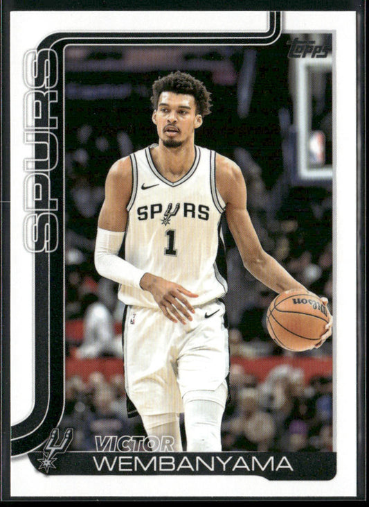 Victor Wembanyama 2025-26 Topps #195 San Antonio Spurs front