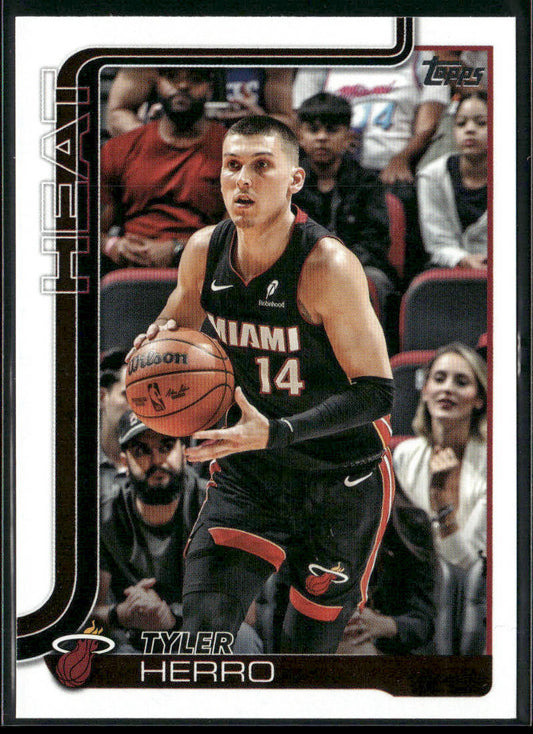 Tyler Herro 2025-26 Topps #73 Miami Heat front