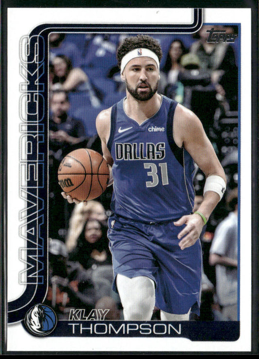 Klay Thompson 2025-26 Topps #170 Dallas Mavericks front