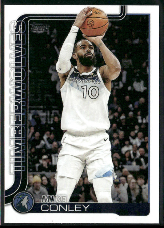 Mike Conley 2025-26 Topps #112 Minnesota Timberwolves front