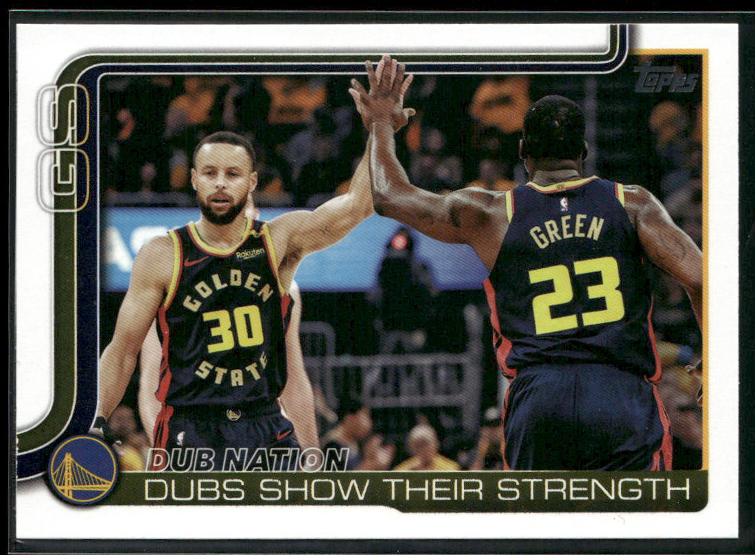 Dubs Nation: Dubs Show Their Strength 2025-26 Topps #291 Golden State Warriors front
