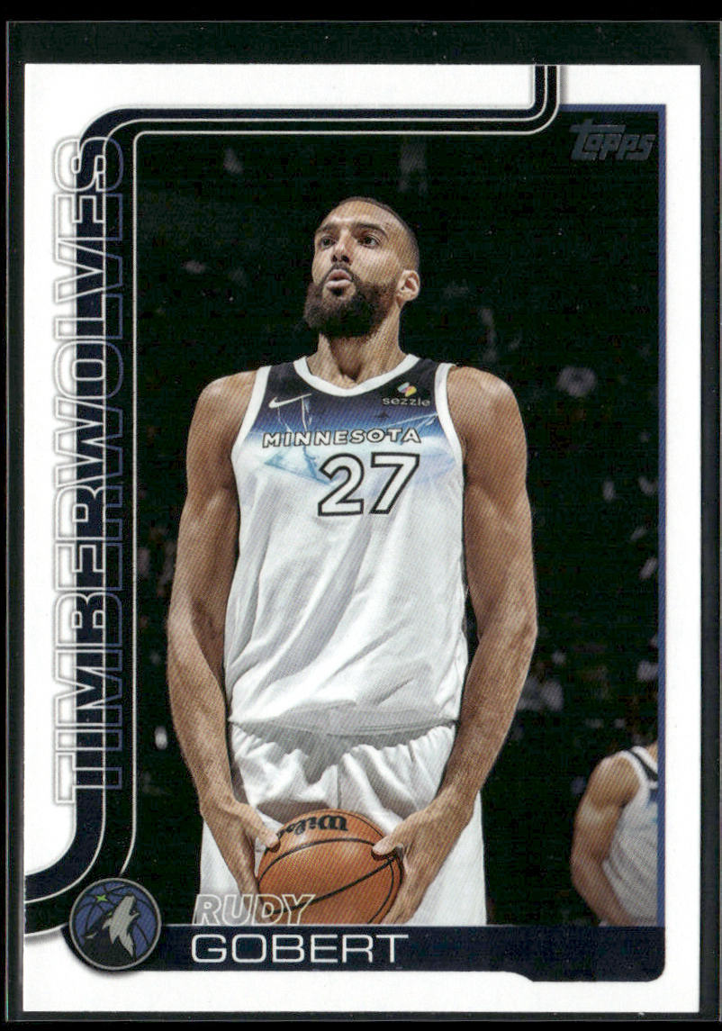 Rudy Gobert 2025-26 Topps #111 Minnesota Timberwolves front