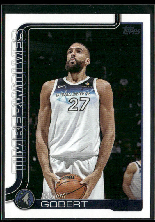 Rudy Gobert 2025-26 Topps #111 Minnesota Timberwolves front