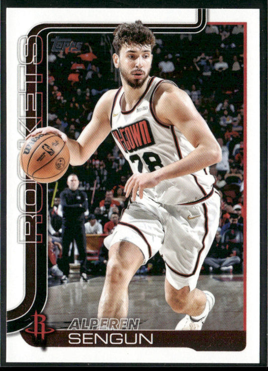 Alperen Sengun 2025-26 Topps #180 Houston Rockets front