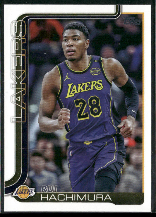 Rui Hachimura 2025-26 Topps #154 Los Angeles Lakers front