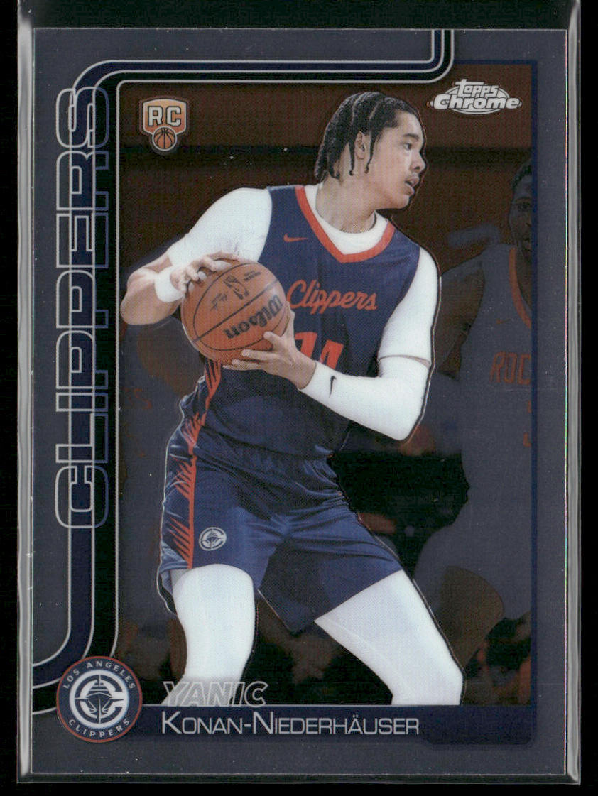 Yanic Konan Niederhäuser 2025-26 Topps Chrome #280 RC Los Angeles Clippers