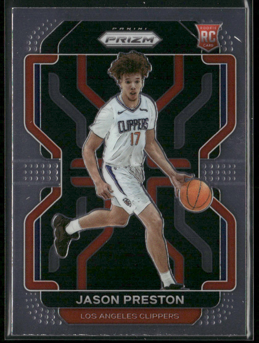 Jason Preston 2021-22 Panini Prizm #327 RC Los Angeles Clippers