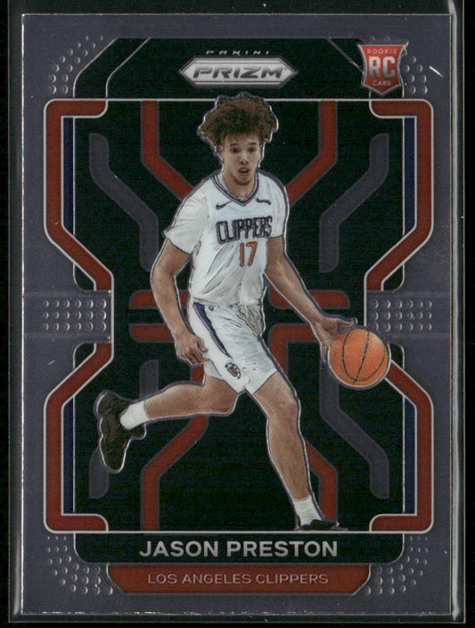 Jason Preston 2021-22 Panini Prizm #327 RC Los Angeles Clippers