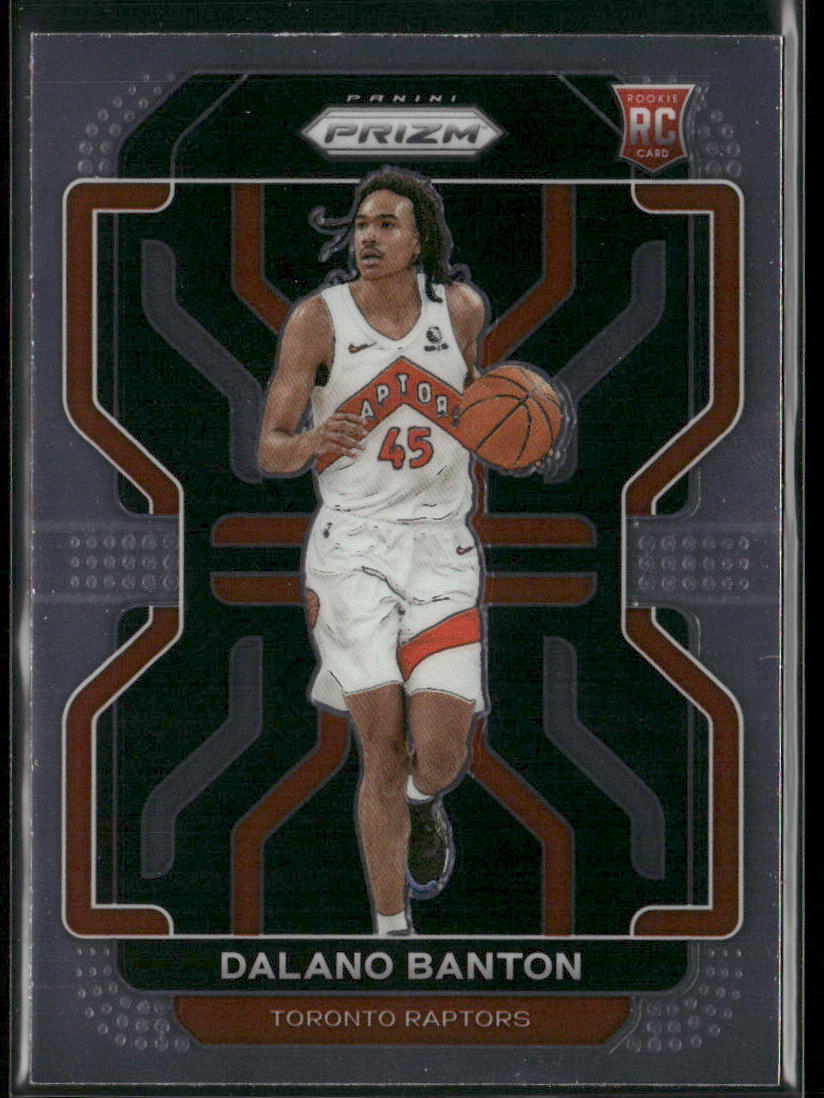 Dalano Banton 2021-22 Panini Prizm #328 RC Toronto Raptors