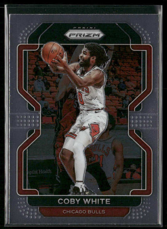 Coby White 2021-22 Panini Prizm #143 Chicago Bulls