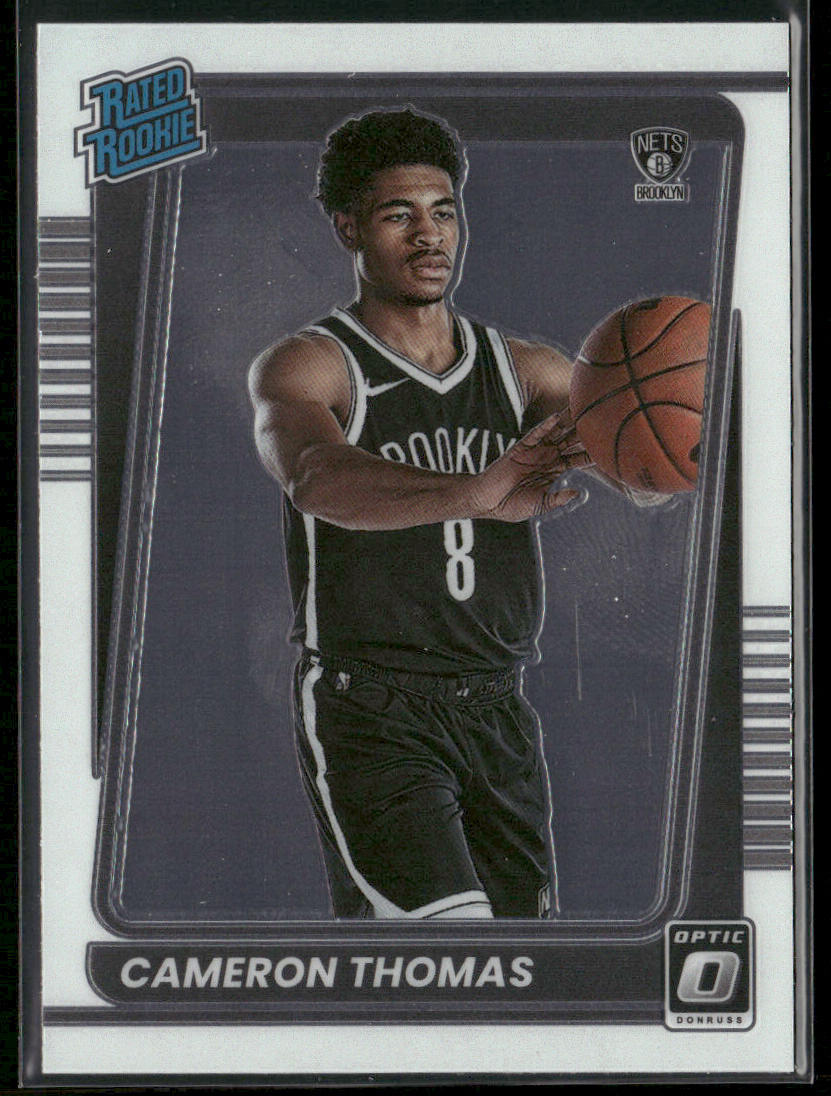 Cameron Thomas 2021-22 Donruss Optic #153 RC Brooklyn Nets
