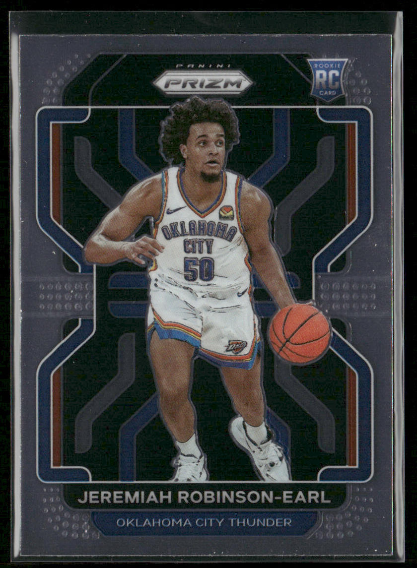 Jeremiah Robinson-Earl 2021-22 Panini Prizm #319 RC Oklahoma City Thunder